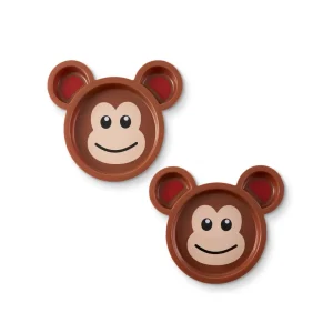 Set de 2 Platos con Diseño de Mono-3550