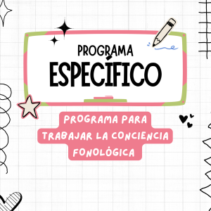 Programa específico: Conciencia fonológica