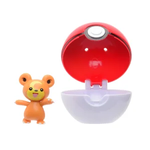 Figuras de Pokémon Clip ‘N Go Teddiursa y Poke Ball – 4421