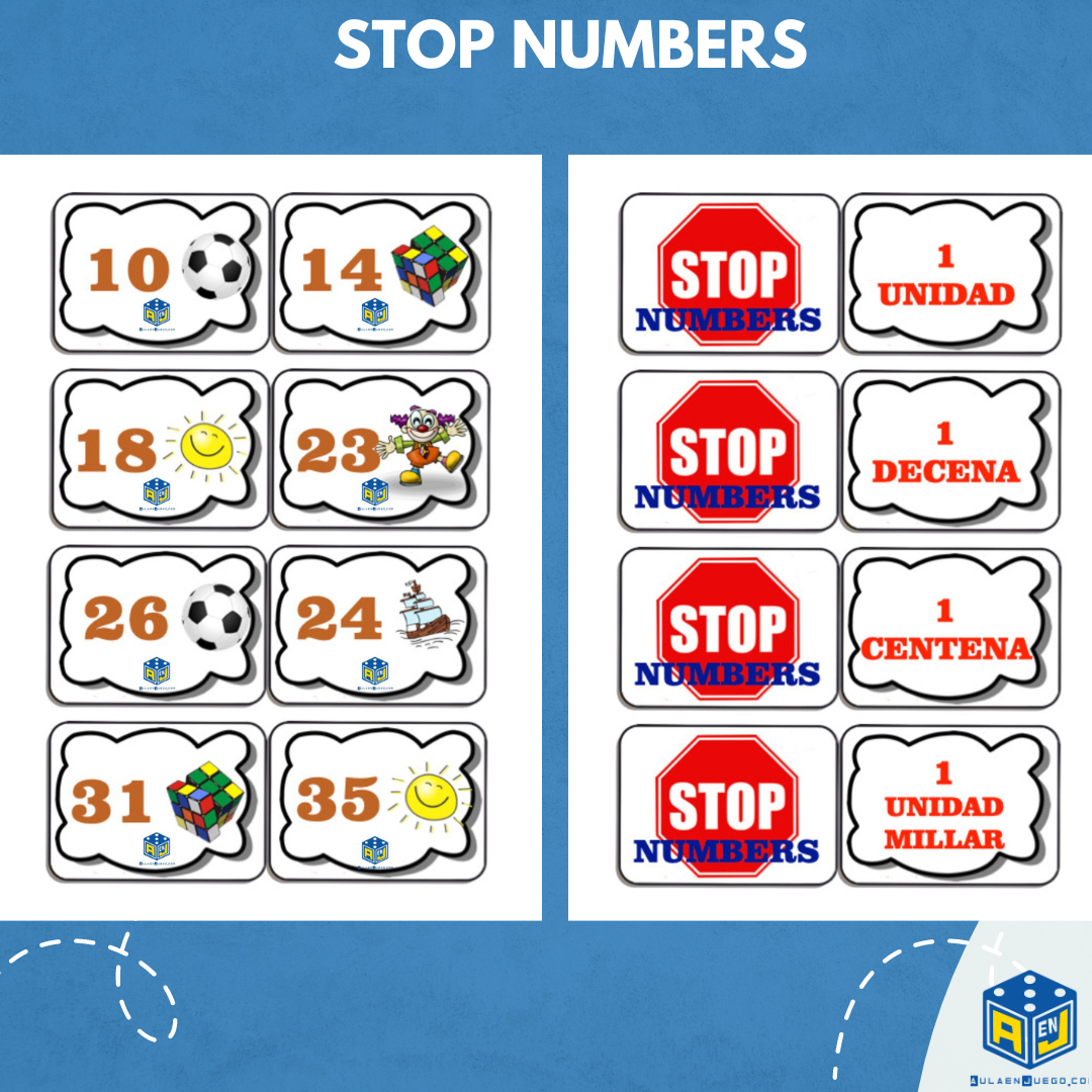 STOP NUMBERS. JUEGO DE LOS NÚMEROS - Imagen 2