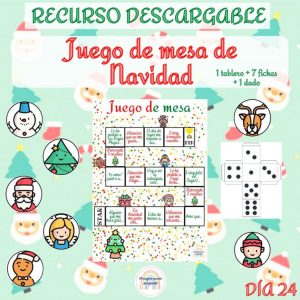 Juego de mesa de navidad