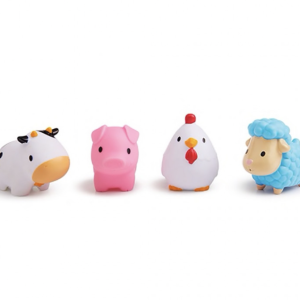 Juguete lanzachorros Animales de la Granja (4 ud.)