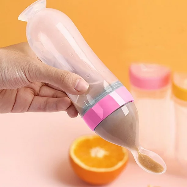 Cuchara Biberón en Silicona 3 Onzas Para Bebé