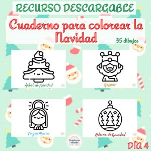 Mi cuaderno para colorear la navidad