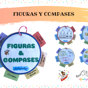 LLAVERO DE FIGURAS Y COMPASES