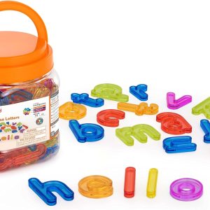 Letras translúcidas minúsculas 76 pcs