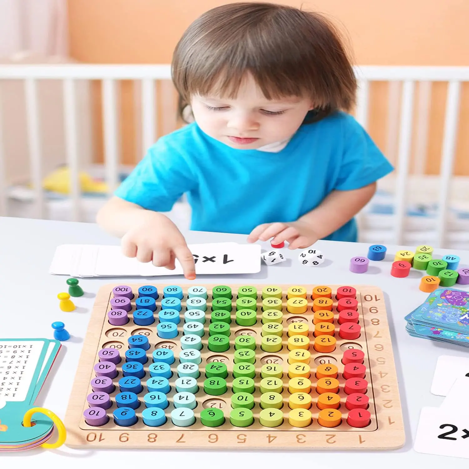 Juego Pizarra de multiplicación 3 en 1