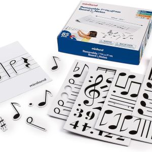 Pizarra magnética Removable Pentagrama Notes