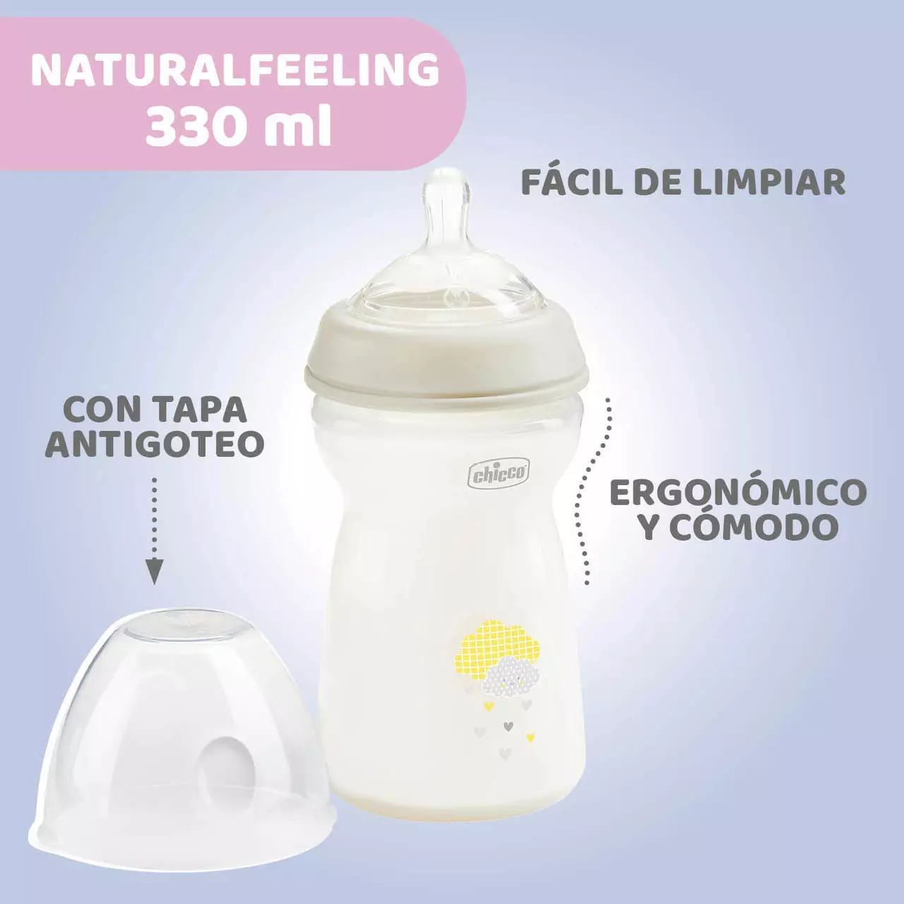 Biberón NaturalFeeling 330 ml Chicco – 13565 - Imagen 5