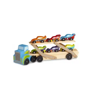 Melissa y Doug Mega Portacoches de Carreras – 13719
