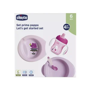 Set de Alimentación Rosa Chicco 6m+ – 3566