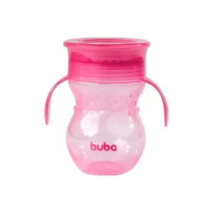 Vaso de Entrenamiento 360° con Asas Buba Rosa – 15100