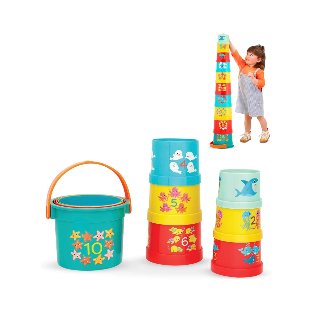 Cubetas Apilables para la Playa – 17519