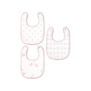 Pack 3 Baberos Muselina Rosa