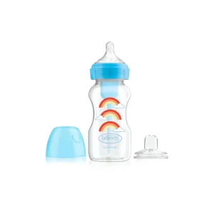 Biberón de Transición Boca Ancha Celeste – 4701