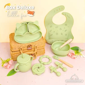 Box Alimentación Deluxe Little Fox (Olivo)