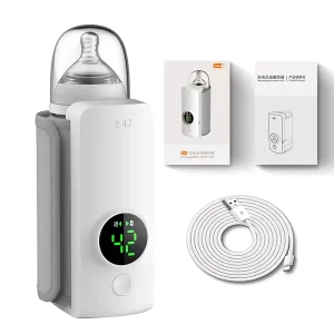 Calentador de Biberones Portátil con Pantalla Digital