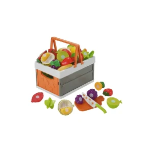 Canasta de Comida Infantil con Velcro – 32 Piezas – 29914