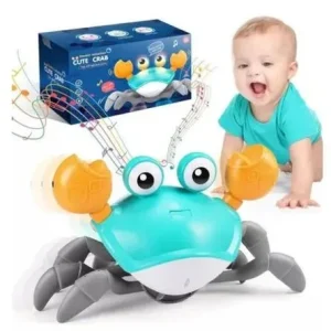 Cangrejo Bailarín Interactivo Recargable Con Sensor-Tummy Time