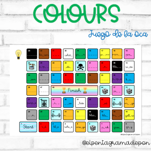 COLOURS. JUEGO DE LA OCA
