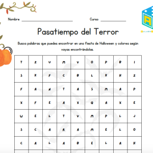 Fichas para Halloween