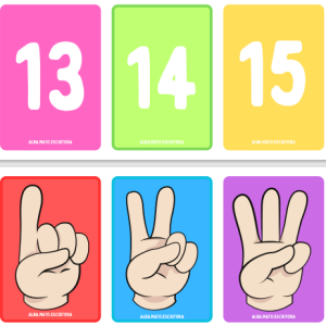 NÚMEROS de forma visual 1-15