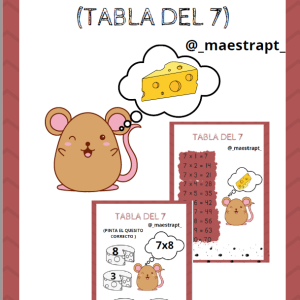 Ratón Comilón Tabla del 7
