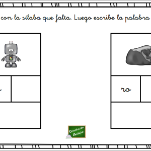 Actividad de conciencia silábica