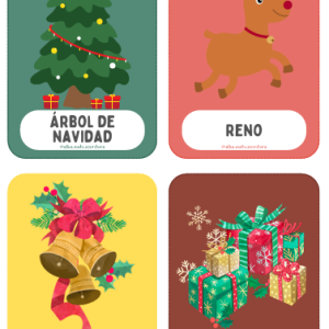 FLASHCARDS NAVIDEÑAS EN ESPAÑOL