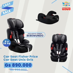 Car Seat Unix Gris Fisher Price – 9040