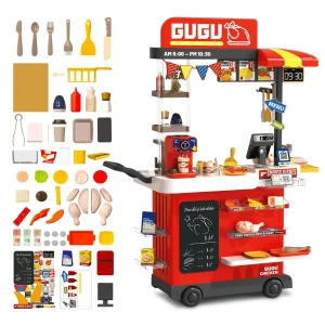 Carrito Sanguchero Infantil GUGU – 102 cm | 82 Piezas