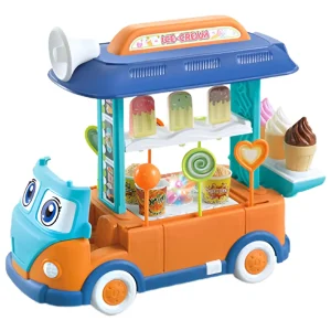 Carrito de Helados 2 en 1 con Luces y Sonidos