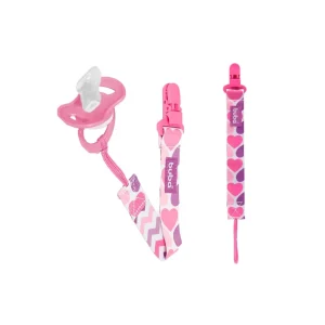 Clip de Chupete Buba Diseño de Corazones – 24658