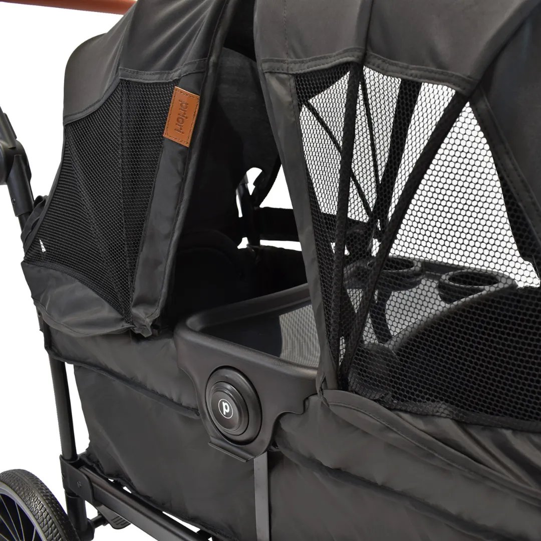 Coche Vagón Doble Everett Negro – 23359 - Imagen 7