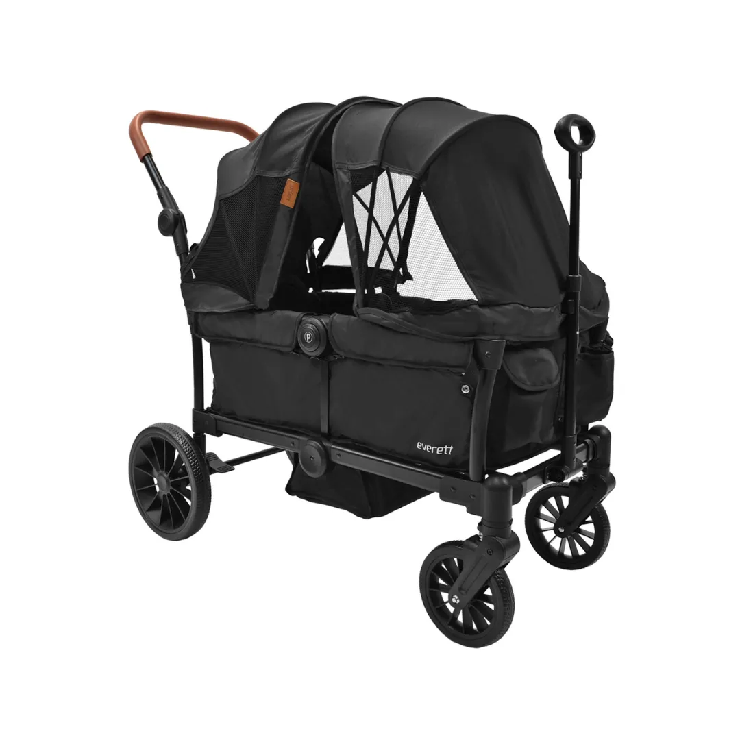 Coche Vagón Doble Everett Negro – 23359