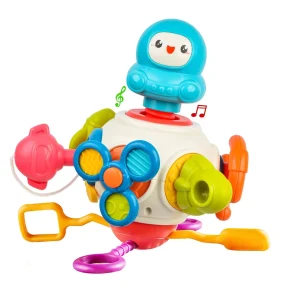Juguete de Actividades Sensorial 8 en 1 Cohete