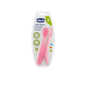 Cuchara Suave Silicona Rosa Chicco – 1383