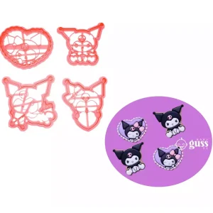 Cortador 3D Set x 04 (Kuromi)