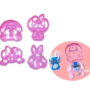 Cortador 3D Set x 04 (Stitch Ohana)