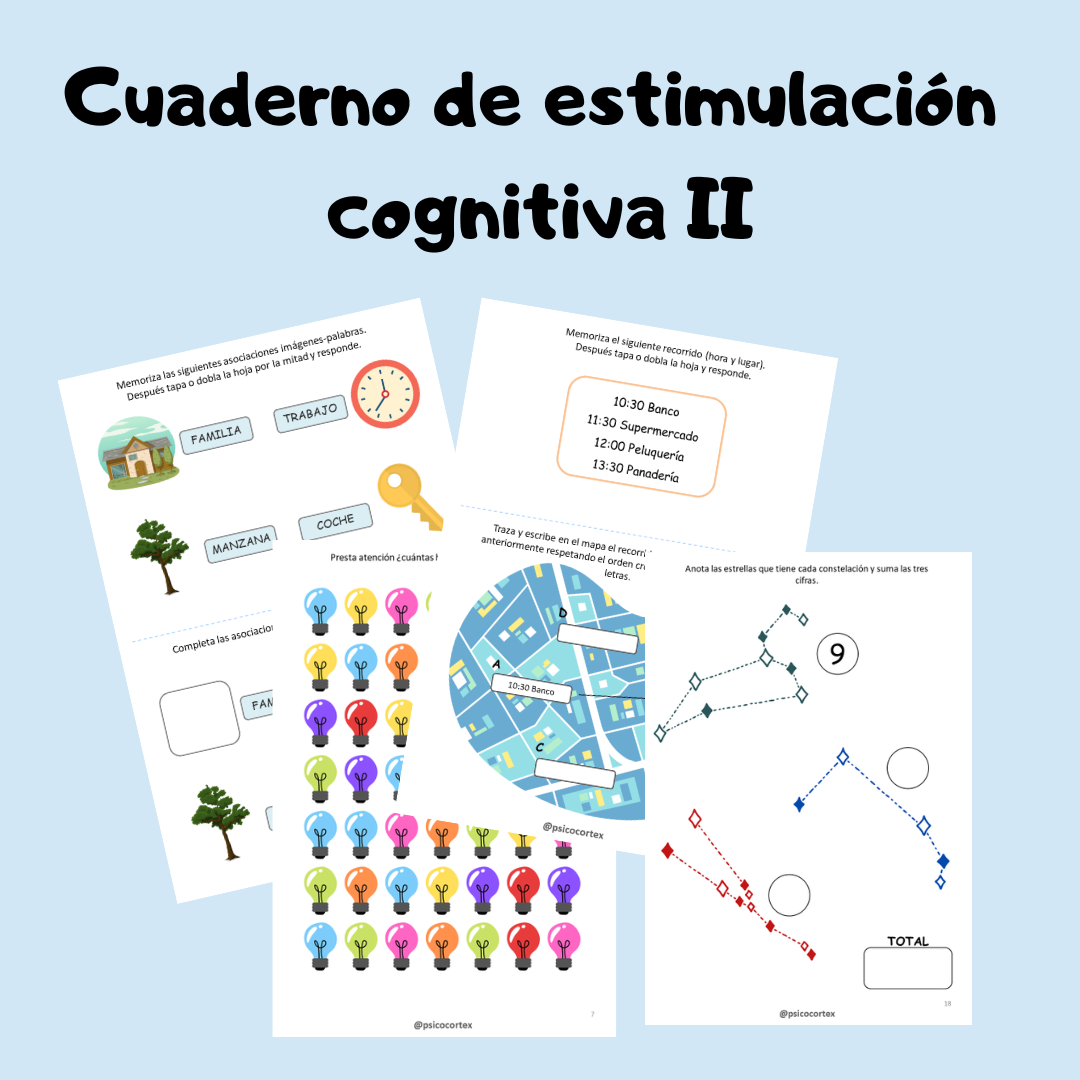 Cuaderno de estimulación cognitiva 2