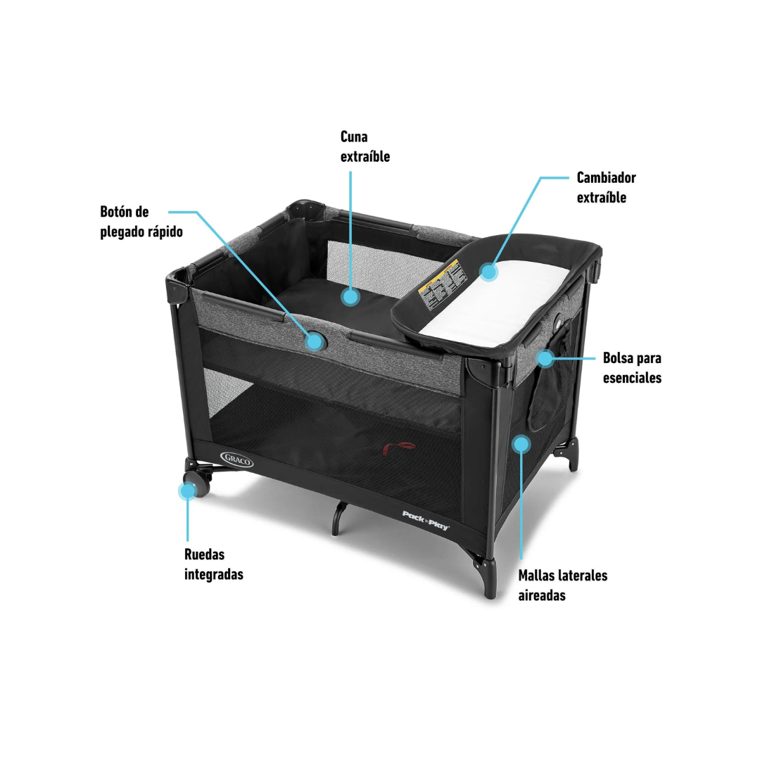 Cuna Corralito Simple Solutions Cam – 16110 - Imagen 3