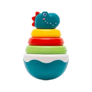 Dino Gira y Rebota Con Argollas Apilables BUBA – 17540