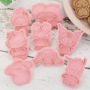 Cortador 3D Set x 08 (Hello Kitty y amigos)