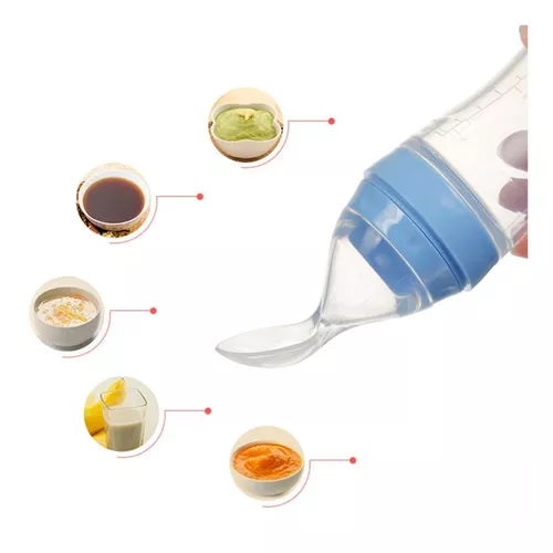 Cuchara Biberón en Silicona 3 Onzas Para Bebé - Imagen 2