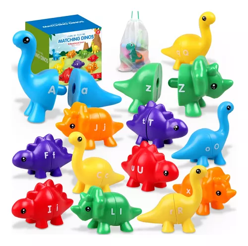 Dinosaurio Montessori De Clasificación Abecedario
