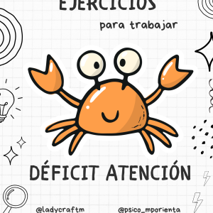 EJERCICIOS PARA TRABAJAR EL DÉFICIT DE ATENCIÓN