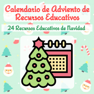 Calendario de adviento de recursos educativos.