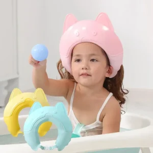 Gorro de Baño Gatito Pastel