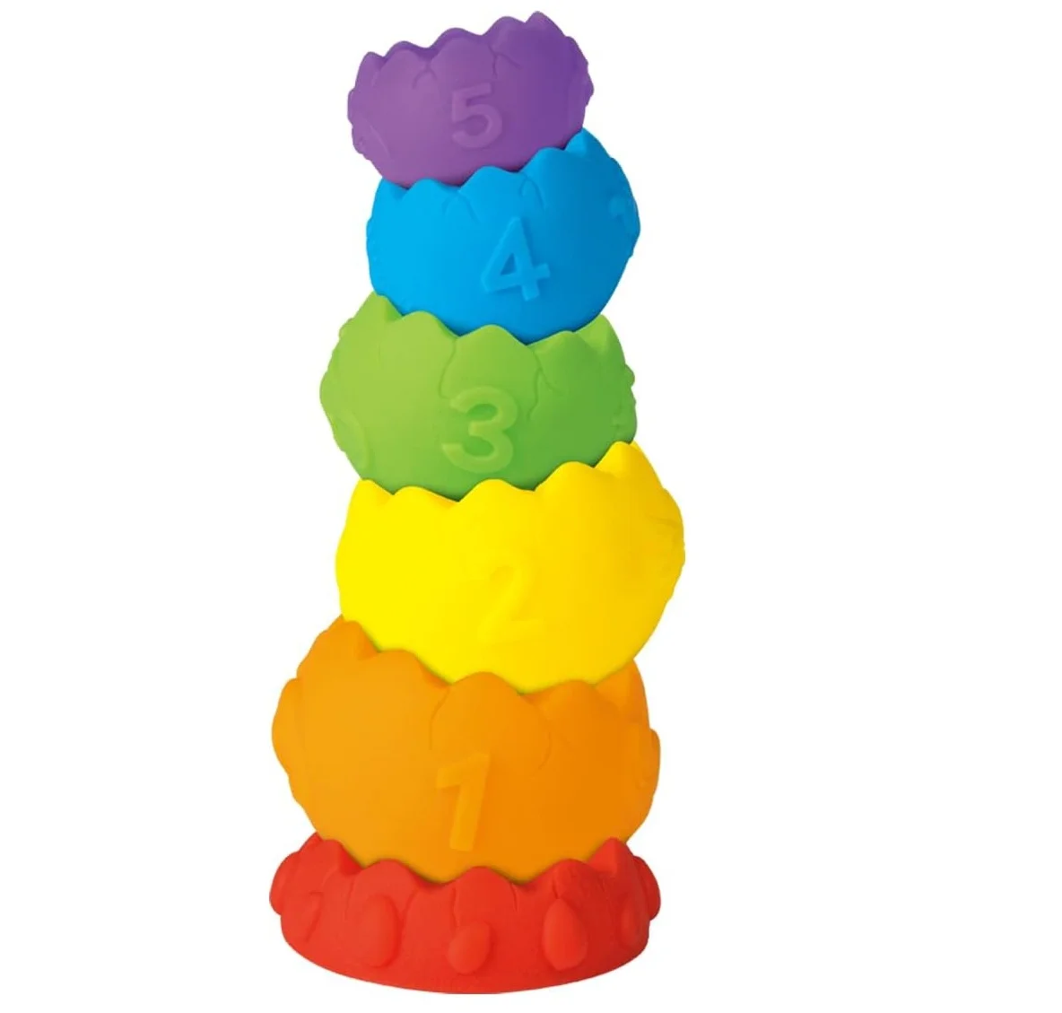 Huevos de Dinosaurio Apilables de Jebe - Imagen 2