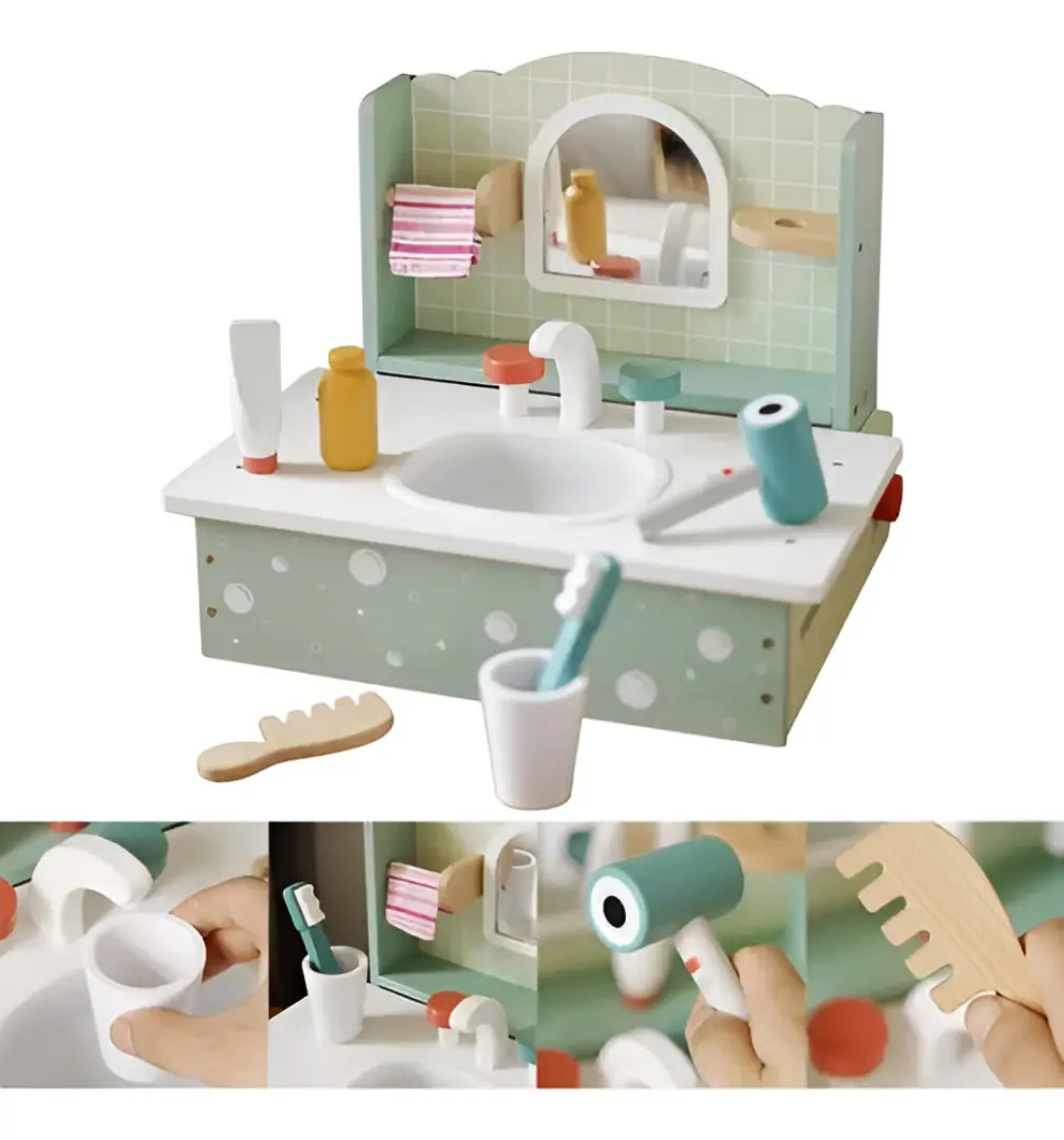 Juego Tocador de Madera Infantil – Kabi - Imagen 4